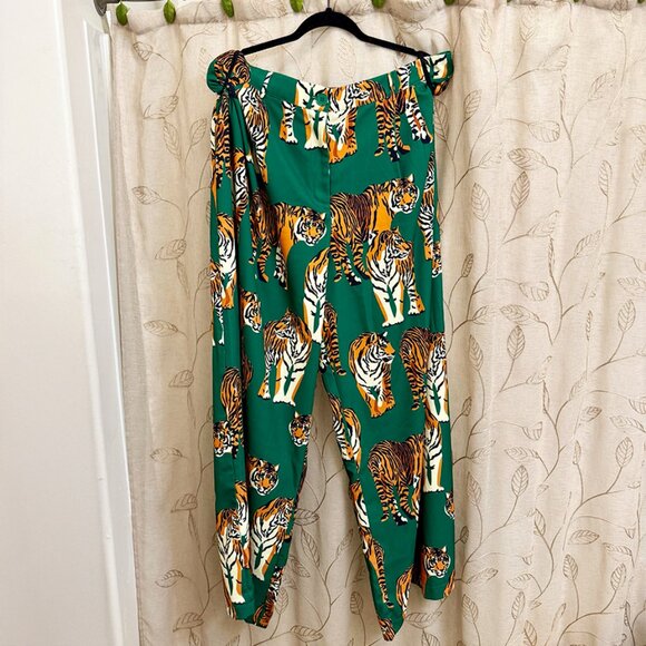 DRESSED IN LALA Tiger Tales Wide Leg Trousers - Size 3x - Picture 5 of 11